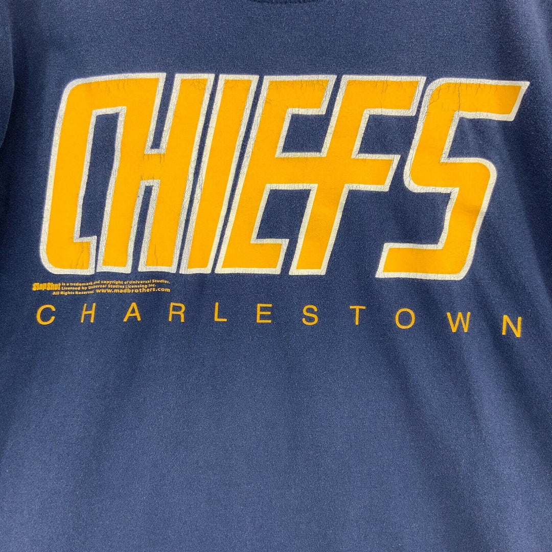 Chief's Putting On The Foil Charles Town Vintage Blue T-shirt Size L