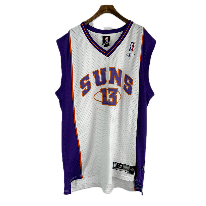 Steve Nash #13 Phoenix Suns NBA Reebok White Home Jersey Men's Size XXL